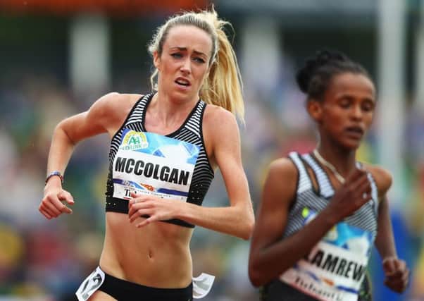 Eilish McColgan has run the Olympic qualifying time twice since she was forced to switch from steeplechase to the 5,000m after injury.  Picture: Dean Mouhtaropoulos/Getty Images