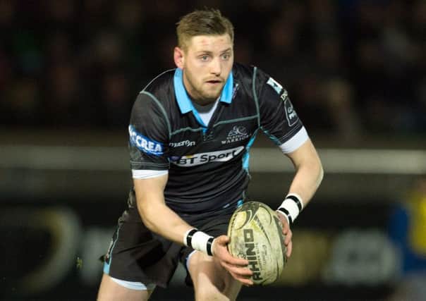 Scotland stand-off Finn Russell sustained a head injury playing for Glasgow against Connacht in the Pro12 semi-final Picture: Rob Casey/SNS?SRU