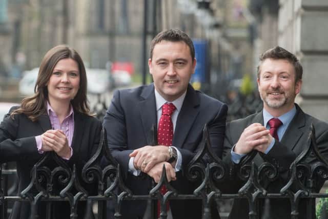 Wealth manager Steven Sweeney (centre). Picture: Phil Wilkinson