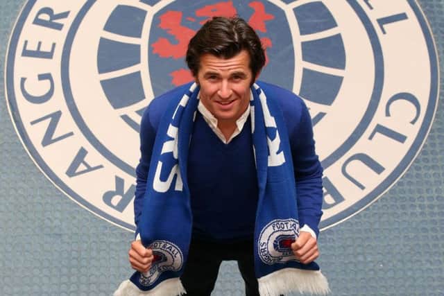 New Rangers signing Joey Barton. Picture: Andrew Milligan/PA Wire