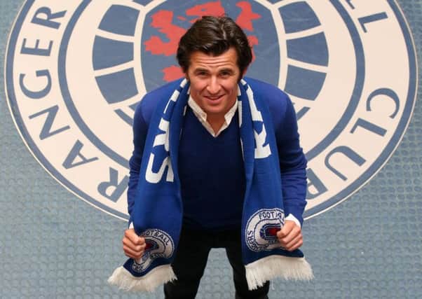 New Rangers signing Joey Barton. Picture: Andrew Milligan/PA Wire