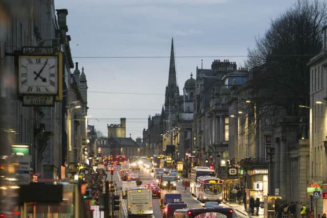 Occupancy levels at Aberdeen hotels are falling less sharply. Picture: Ian Rutherford