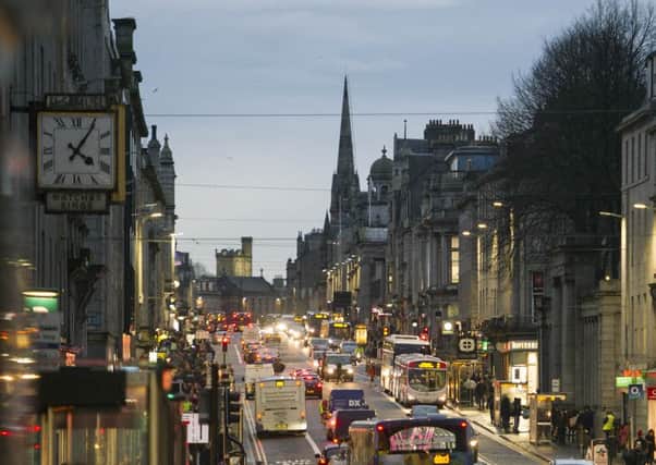 Occupancy levels at Aberdeen hotels are falling less sharply. Picture: Ian Rutherford