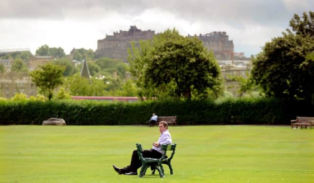 The view from Inverleith Park.  Picture:  Neil Hanna