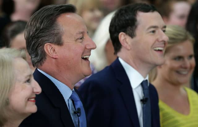 Chancellor George Osborne and Prime Minister David Cameron . Picture: PA