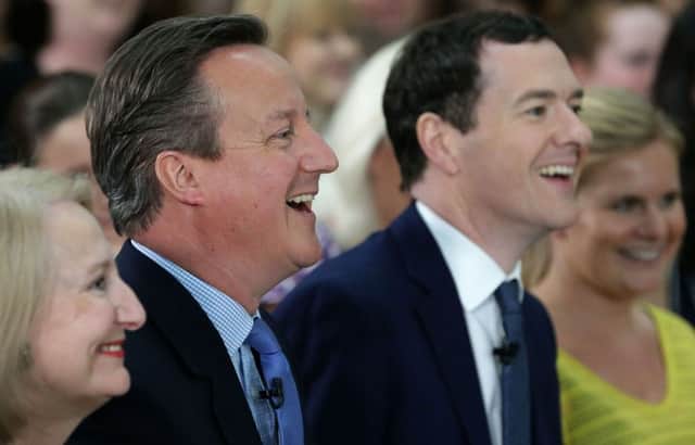 Chancellor George Osborne and Prime Minister David Cameron . Picture: PA
