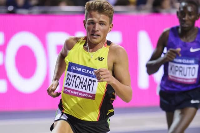 Andrew Butchart has twice reached the Olympic qualifying standard for the 5,000m and need to finish in the top two at the GB trial to get to the Rio Olympics. Picture: Bobby Gavin
