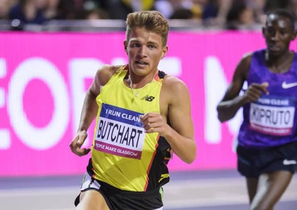 Andrew Butchart has twice reached the Olympic qualifying standard for the 5,000m and need to finish in the top two at the GB trial to get to the Rio Olympics. Picture: Bobby Gavin