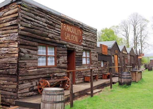 A Wild West 'saloon', owned by Alistair Baranowski, Aberdeenshire, has been shortlisted in the Pub and Entertainment category in the Shed of the Year competition. Picture:  Cuprinol/PA