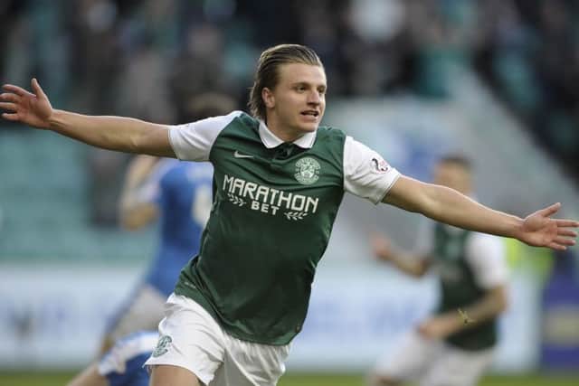 Hibernian's Jason Cummings netted 25 goals this past season. Picture: Neil Hanna