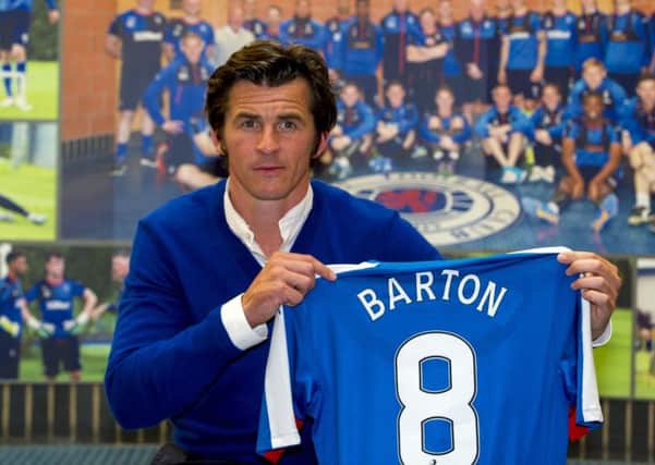 Joey Barton says no one will doubt his commitment to Rangers once he dons the club jersey. Picture: Paul Devlin/SNS