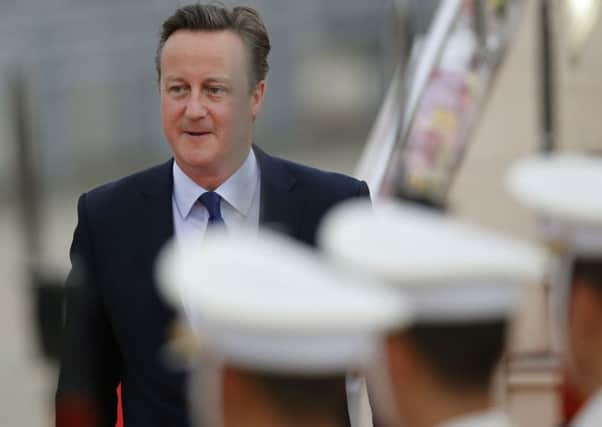 David Cameron fights for support of older voters. Picture: AP