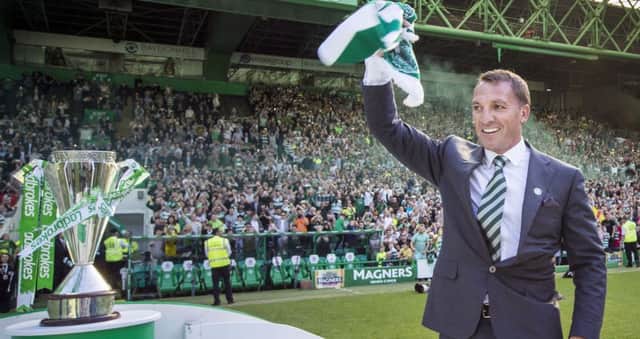 13,000 fans turned out to welcome new manager Brendan Rodgers to Celtic Park on Monday night. Photograph: Danny Lawson/PA