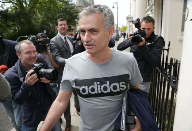 New Manchester United manager Jose Mourinho returns to his house in central London. Picture: Daniel Leal-Olivas/PA Wire
