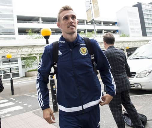 Scotland's Darren Fletcher heads to Malta ahead of the friendly  with Italy. Picture: SNS