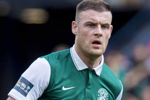 Anthony Stokes scored twice in the Scottish Cup final win for Hibs while on loan from Celtic. Picture: Craig Foy/SNS