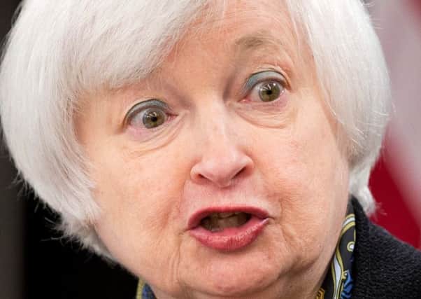 US Federal Reserve chairman Janet Yellen. Picture: AP