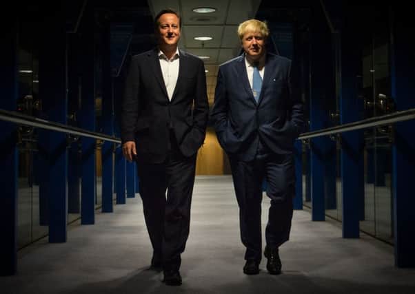 Prime Minister David Cameron and Boris Johnson were once political allies. Picture: PA