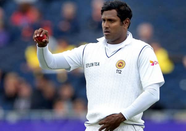Sri Lanka's captain Angelo Mathews. Picture: AFP/Getty Images