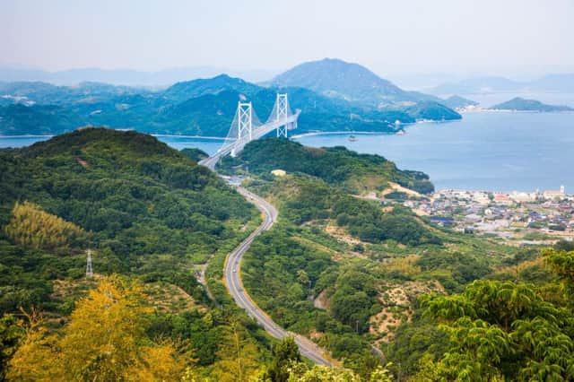 The Shimanami Kaido cycling route. Picture: JNTO