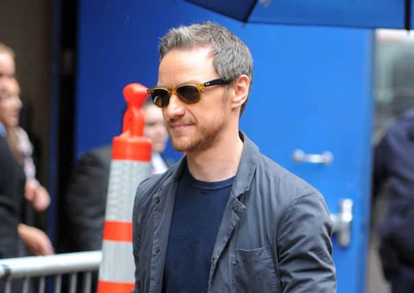 James McAvoy on his way to appear on Good Morning America on May 24, 2016 in New York. Picture: Josiah Kamau/BuzzFoto via Getty Images