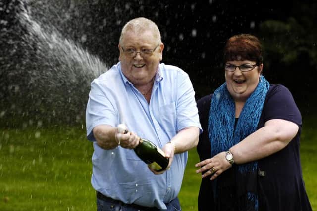 EuroMillions lottery winners Colin and Christine Weir. Picture: Phil Wilkinson