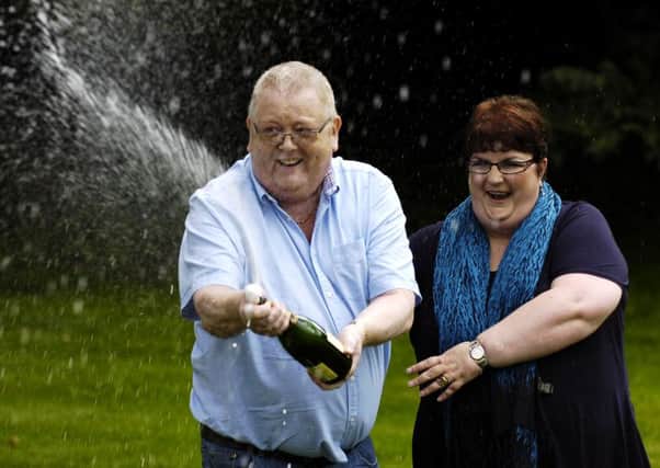 EuroMillions lottery winners Colin and Christine Weir. Picture: Phil Wilkinson