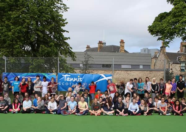 James Gillespie's is one of three Edinburgh schools participating in the School of Tennis project.