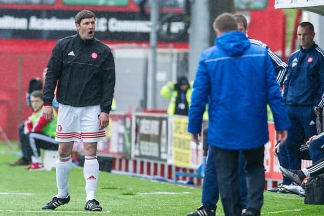 Hamilton player-manager Martin Canning. Picture: John Devlin