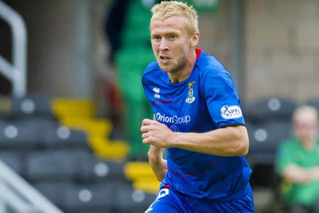 Inverness Caledonian Thistle's Richie Foran. Picture: PA