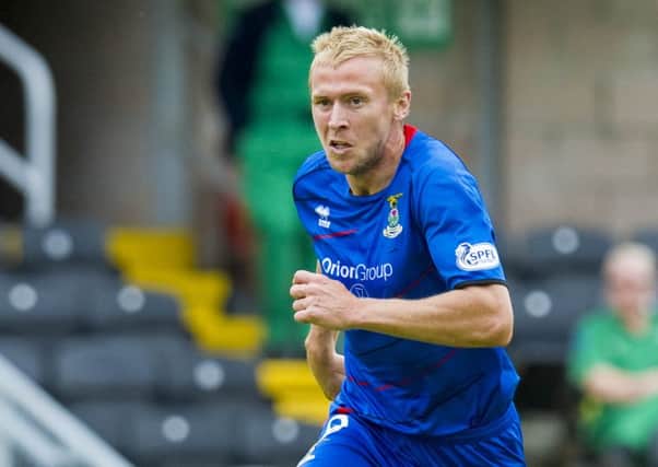 Inverness Caledonian Thistle's Richie Foran. Picture: PA