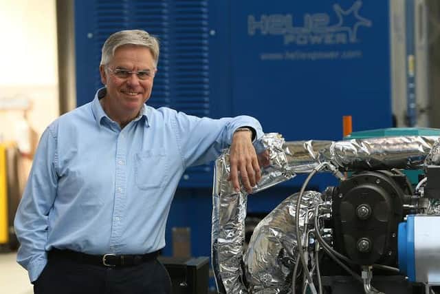 Dan Wright, founder of East Kilbride-based Heliex Power. Picture: Colin Mearns