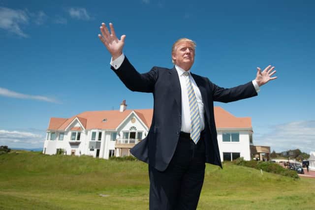 Donald Trump has invested heavily in the Ailsa Course, which re-opens tomorrow after its recent major makoever. Picture: John Devlin