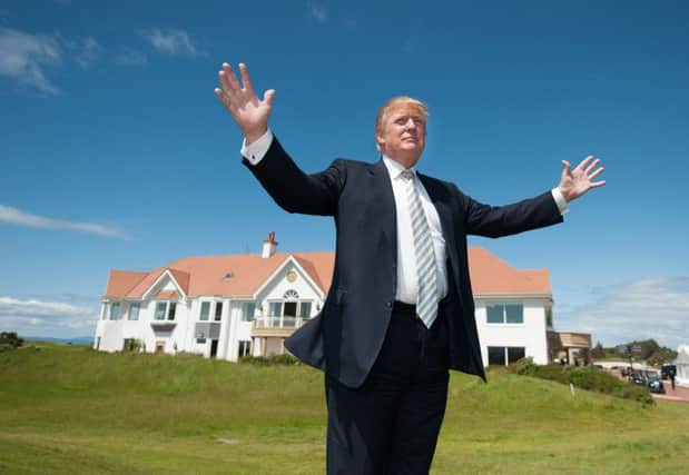Donald Trump has invested heavily in the Ailsa Course, which re-opens tomorrow after its recent major makoever. Picture: John Devlin