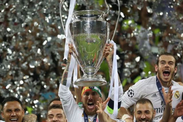 Real Madrids Champions League spoils are dwarfed by Aston Villas Premier League income. Picture: Getty.