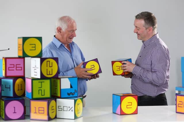 Johnny Ball and Franz Schlindwein. Picture: Lorcan Doherty
