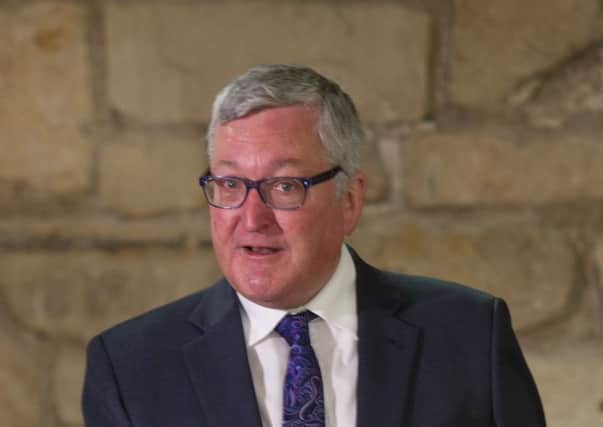 Fergus Ewing had a message for farmers. Picture: John Devlin