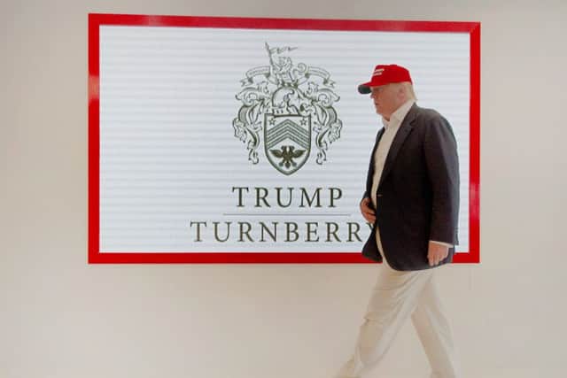 Donald Trump's vision for the Ailsa Course in partnership with course designer Martin Ebert has produced a stunning Ailsa Course re-design. Picture: John Devlin