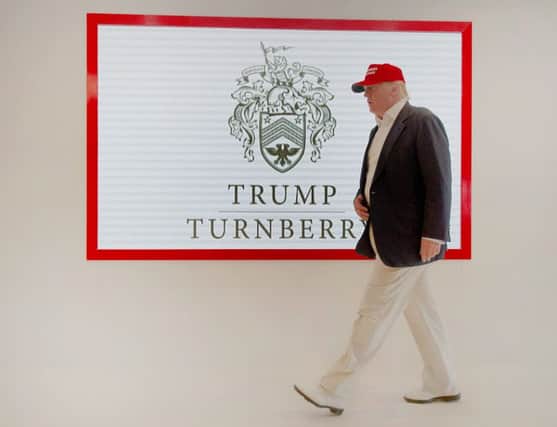 Donald Trump's vision for the Ailsa Course in partnership with course designer Martin Ebert has produced a stunning Ailsa Course re-design. Picture: John Devlin