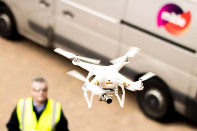 Mitie said its drones offer 'cost and time efficiencies'. Picture: Contributed
