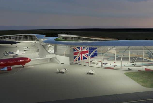 Officials say a spaceport at Prestwick could deliver 1,450 jobs. Picture: Contributed
