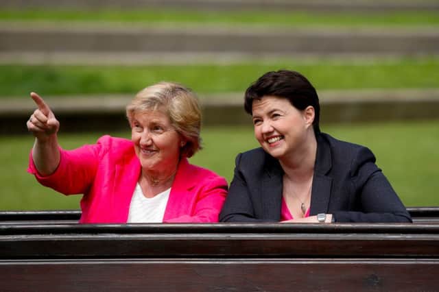 The Very Rev Lorna Hood and leader of the Scottish Conservative and Unionist Party Ruth Davidson
