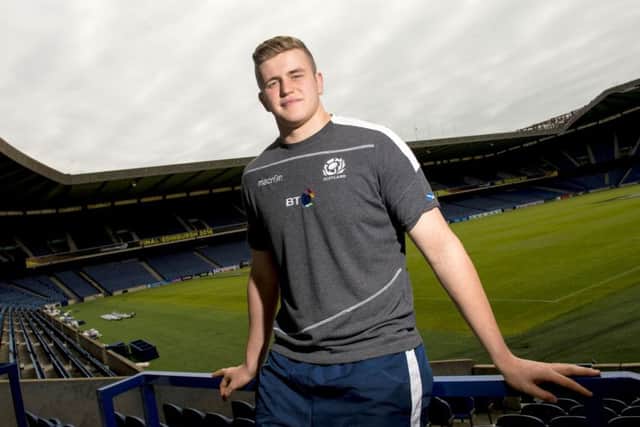 Nine first-team games for Glasgow Warriors was more than Scott Cumming expected this season. Picture: SNS/SRU.