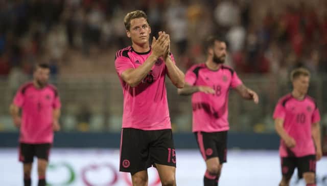 Christophe Berra played for Scotland against Italy but has been ruled out of the France match. Picture: Craig Williamson/SNS