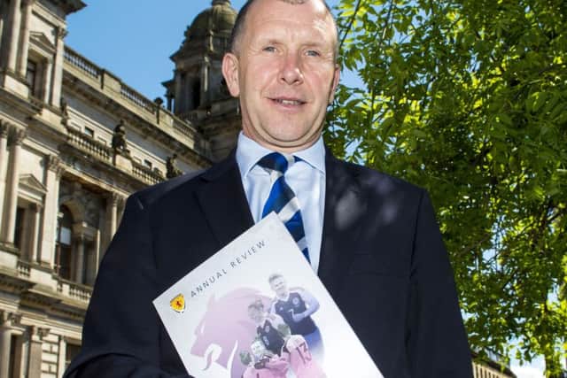 Chief executive Stewart Regan ahead of the SFA annual meeting in Glasgow. Picture: Paul Devlin/SNS Group