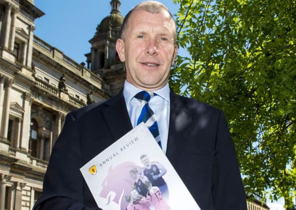 Chief executive Stewart Regan ahead of the SFA annual meeting in Glasgow. Picture: Paul Devlin/SNS Group