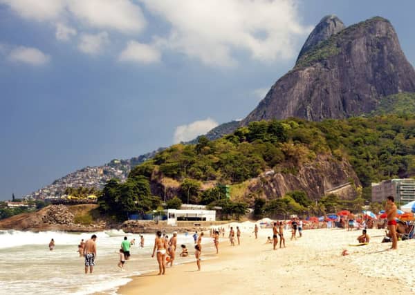 Ipanema beach in Rio de Janeiro