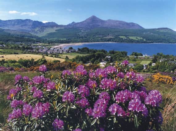 A view of Brodick, Arran