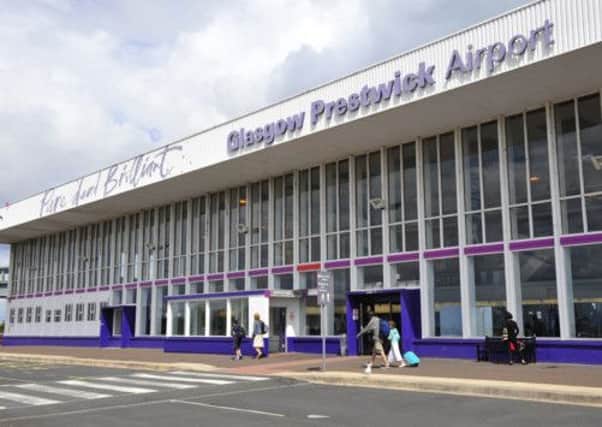 Government-owned Prestwick Airport would benefit from a cut to APD. Picture: TSPL