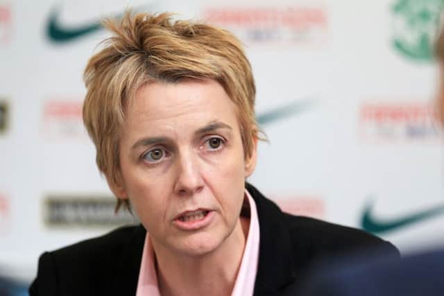 Hibs chief executive Leeann Dempster has begun the search for Alan Stubbs' successor. Picture: Gordon Fraser